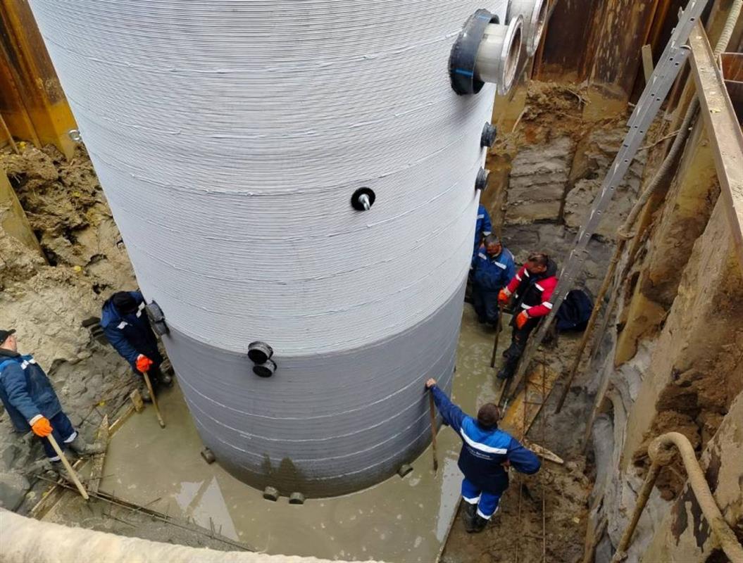 В костромском микрорайоне Венеция построили канализационную насосную станцию
