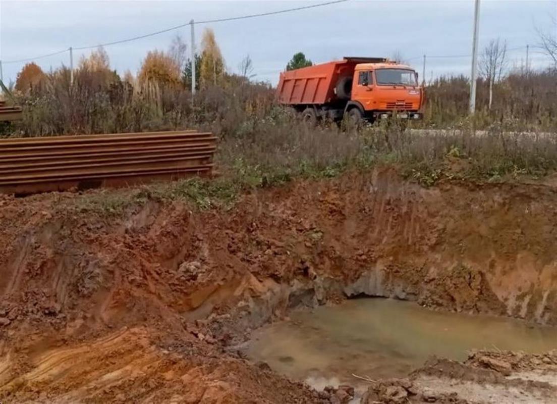 В костромском посёлке Волжском начался монтаж канализационной насосной станции 