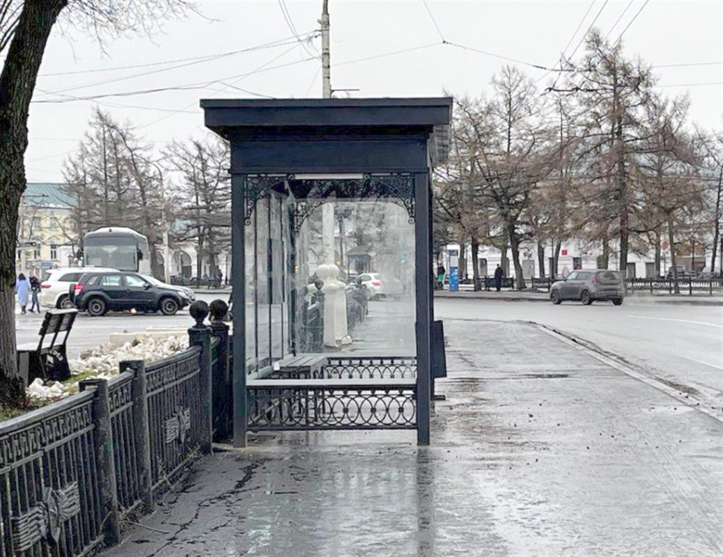 Новые автобусные остановки в центре Костромы начнут действовать с 7 декабря
