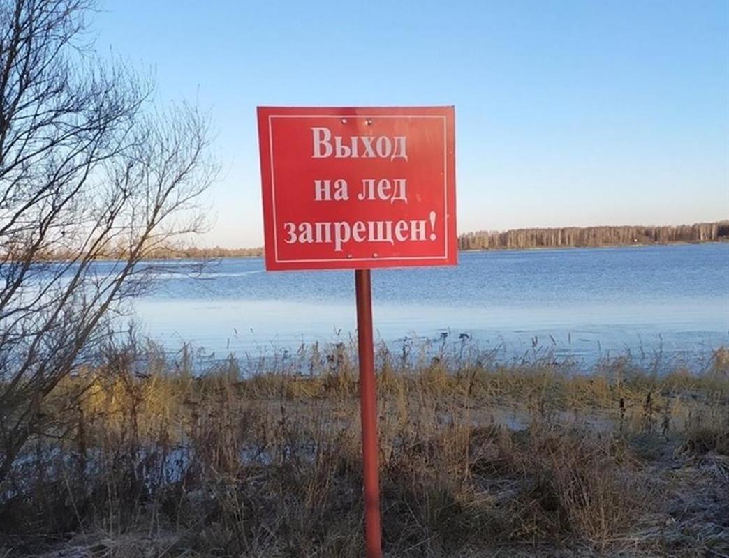Из соображений безопасности в Костроме запретили выход на лёд водоёмов