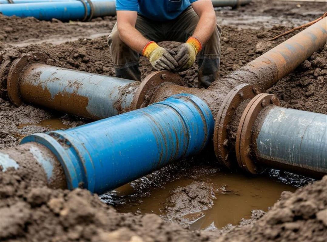 Бригады «Костромагорводоканала» отремонтируют водовод на улице Профсоюзной