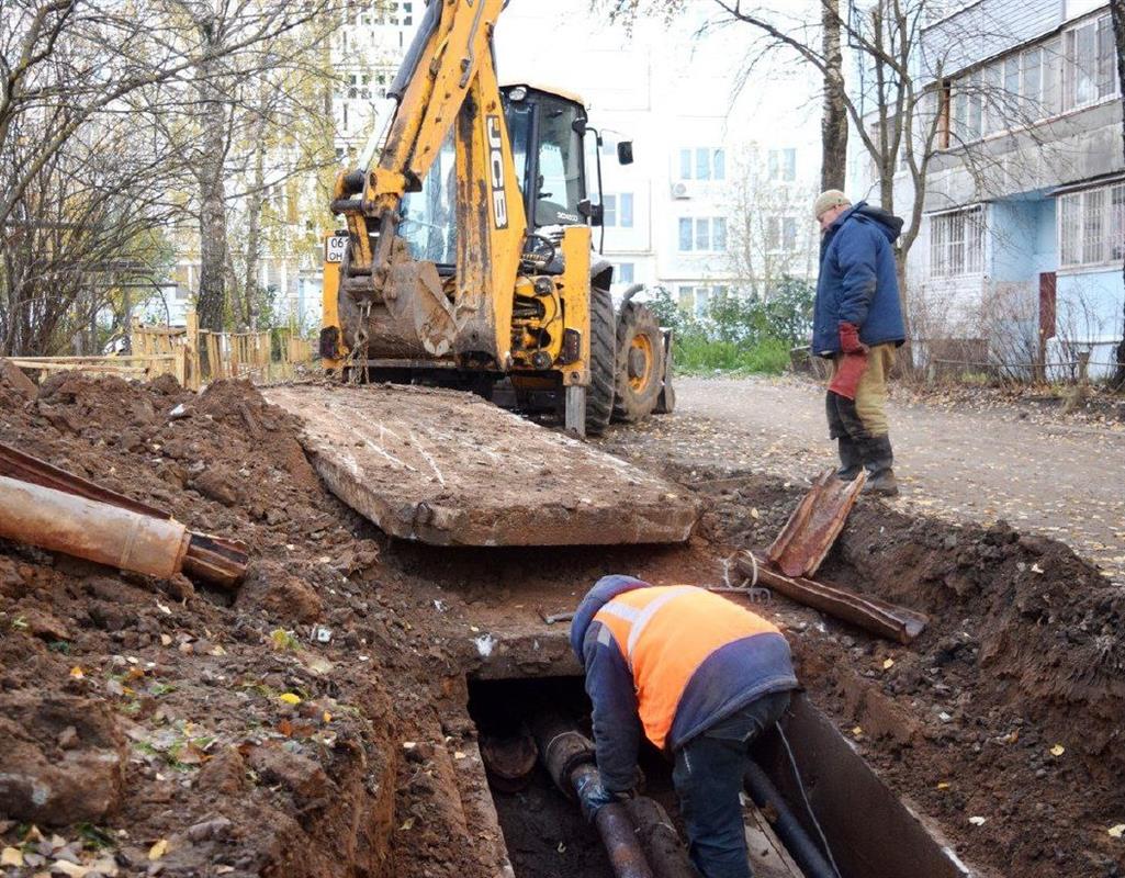 Костромские теплоэнергетики в оперативном режиме устраняют повреждения на сетях
