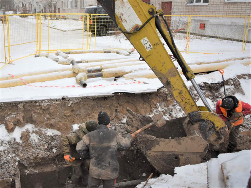 В Костроме завершается ремонт двух важных участков теплосетей