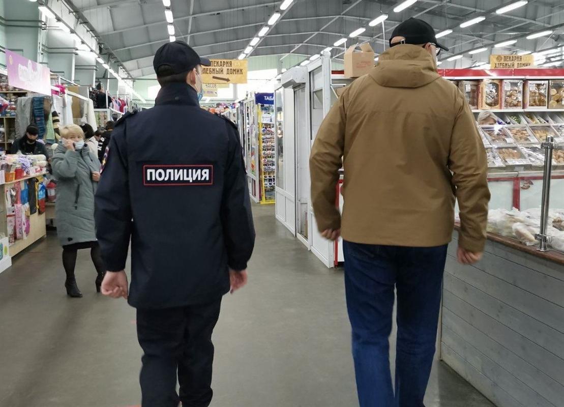В Костроме продолжаются рейды по контролю за соблюдением противокоронавирусных мер