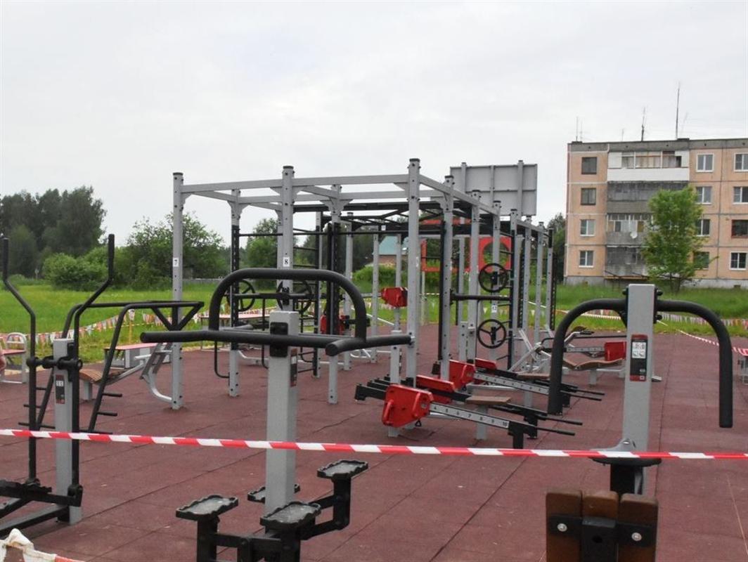 В поселке Сухоногово вот-вот откроется современная площадка для подготовки и сдачи нормативов ГТО.