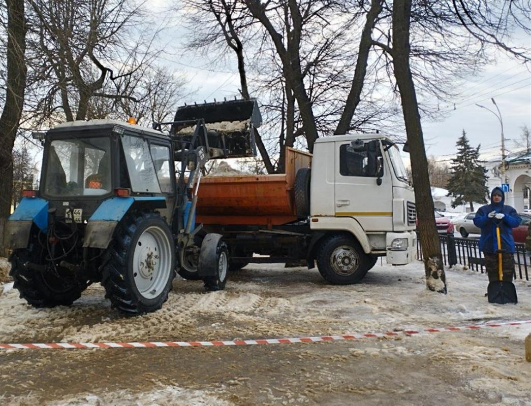 С улиц Костромы вывезли уже более 7 тысяч кубометров снега