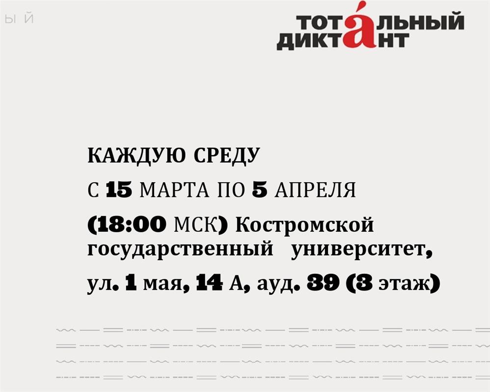 Студенты-филологи помогут костромичам подготовиться к «Тотальному диктанту»