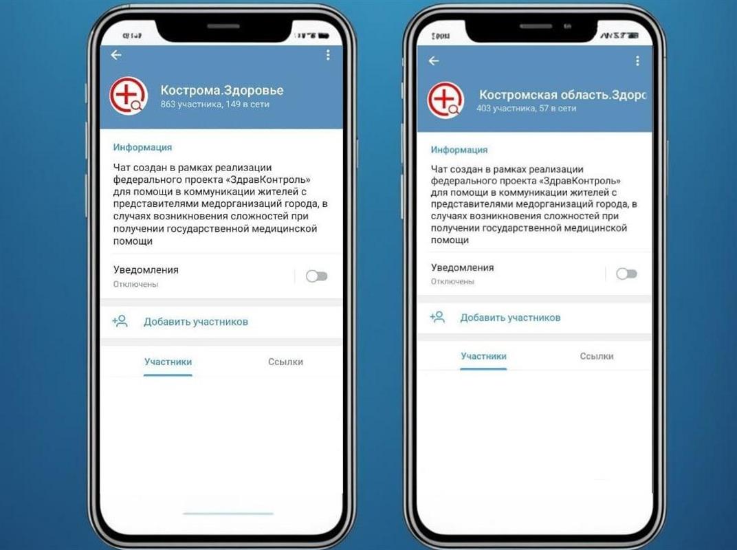 О проблемах при записи к врачу костромичи могут сообщить в медицинские чаты