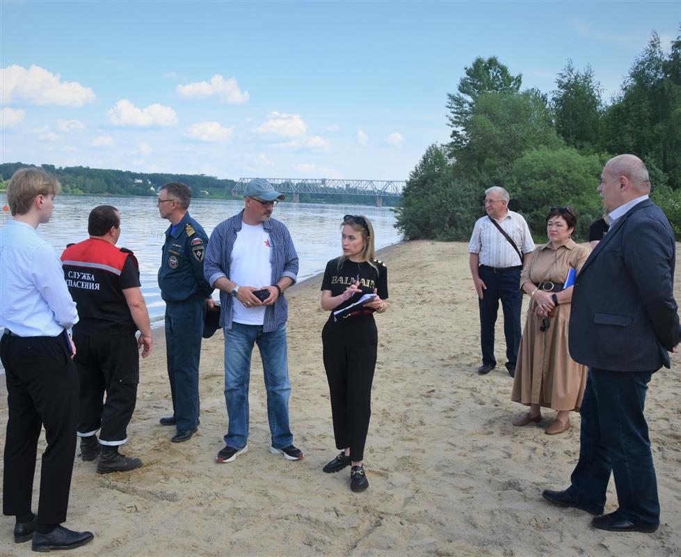 Прошла комиссионная проверка костромских пляжей