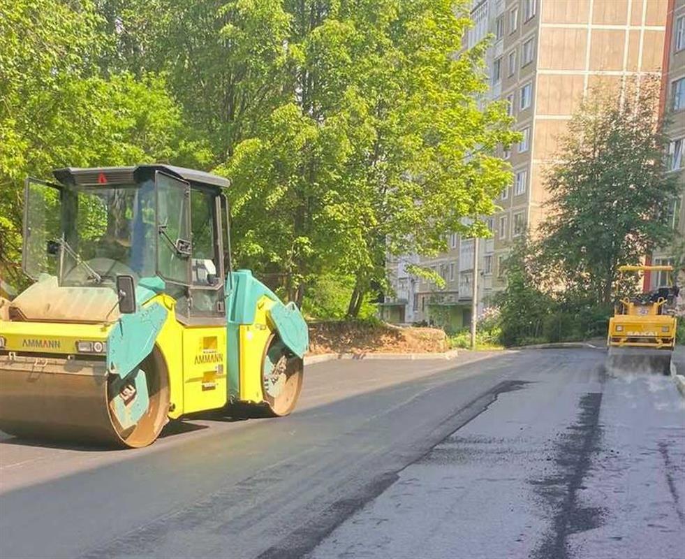 В 25 дворах Костромы завершились работы по асфальтированию
