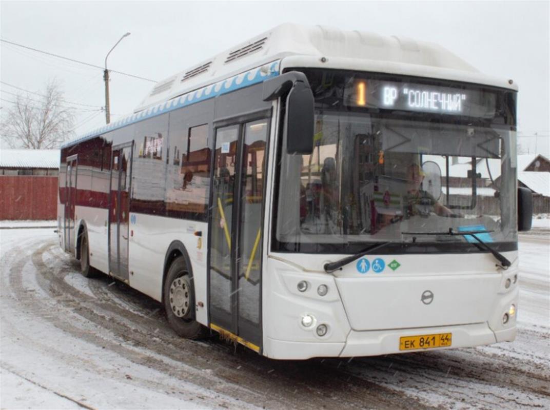 В новогодние каникулы автобусы в Костроме будут ходить по расписанию выходного дня
