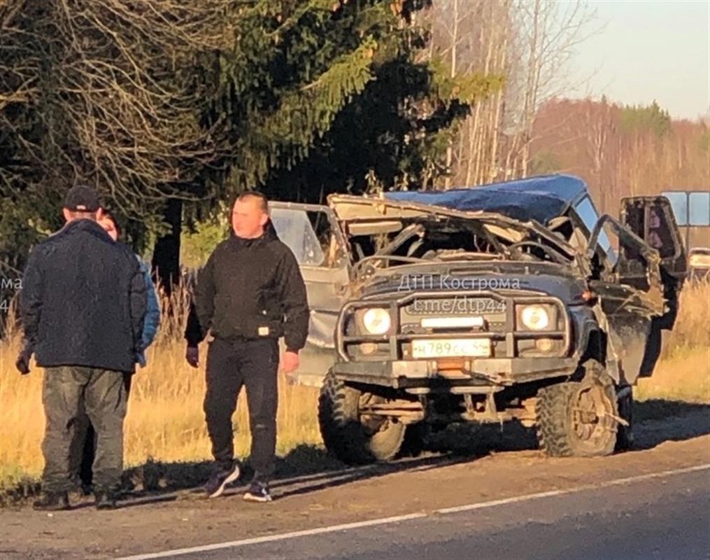 В Костромском районе автомобиль «УАЗ» съехал с кювет: водитель погиб