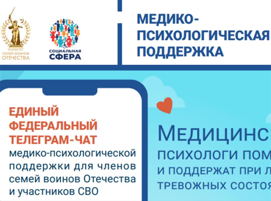 Костромичи - участники СВО и их близкие могут обратиться в чат психологической поддержки