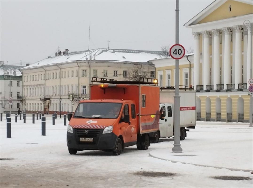 На Сусанинской площади в Костроме изменяется схема движения транспорта