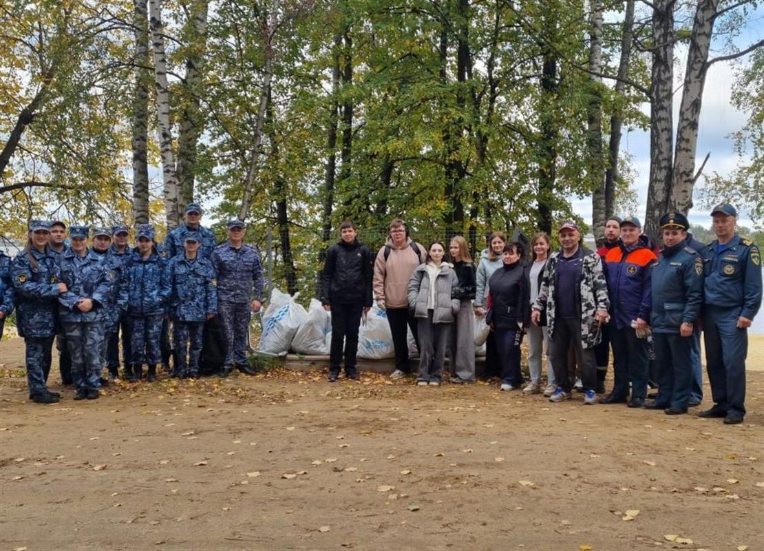Неравнодушные жители привели очистили от мусора набережные Волги и Костромы 
