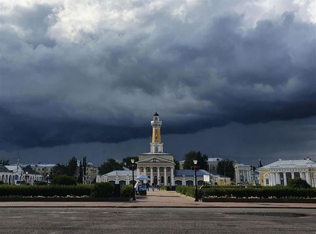 Синоптики предупредили костромичей о ливнях с грозами