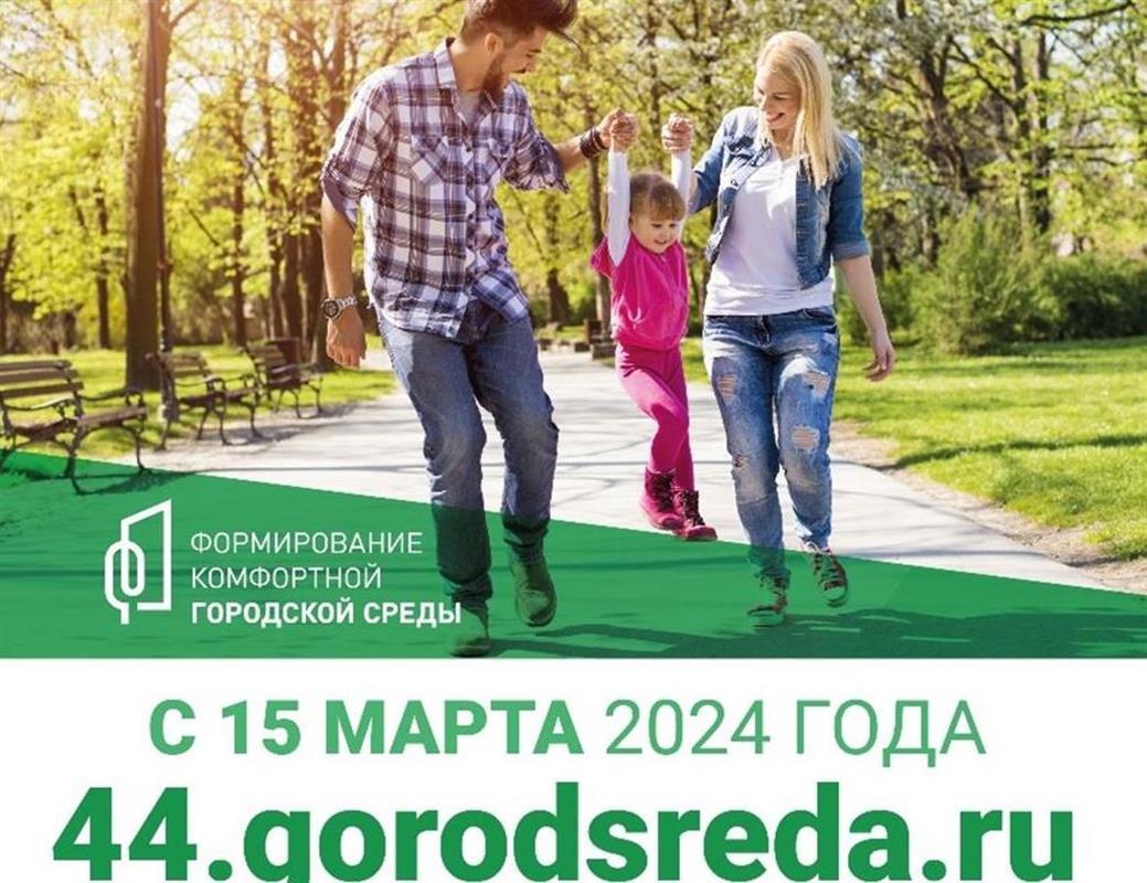 Голосование за объекты благоустройства: поддержи любимое место отдыха в Костроме
