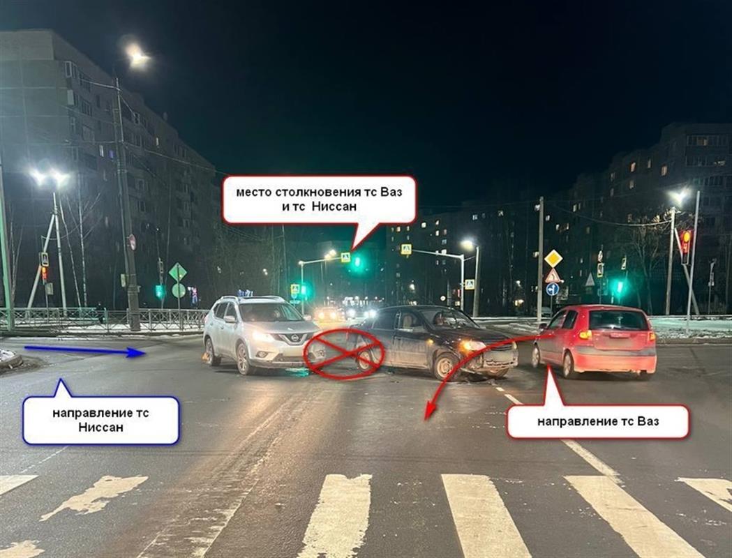 Две автоледи не поделили дорогу в Костроме 
