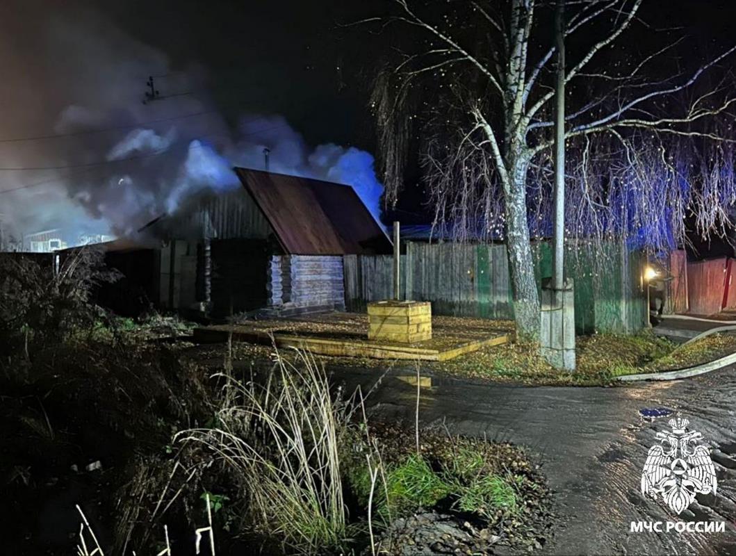 За одни сутки в Костромской области сгорели две частные бани 