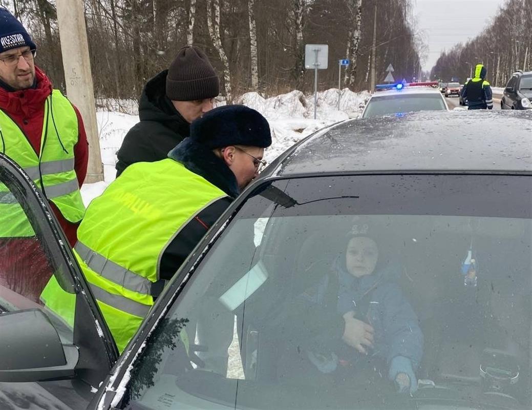 Автополицейские проверили, как костромичи соблюдают правила перевозки своих детей 