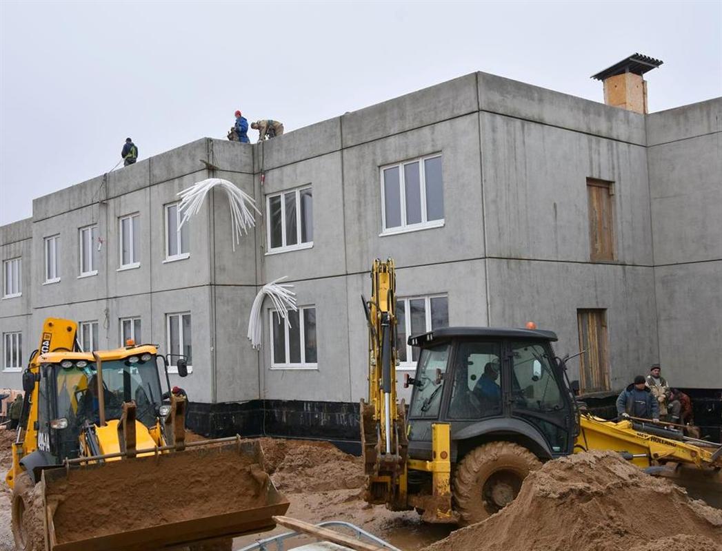 В новом детском саду в поселке Волжском начинается внутренняя отделка групп