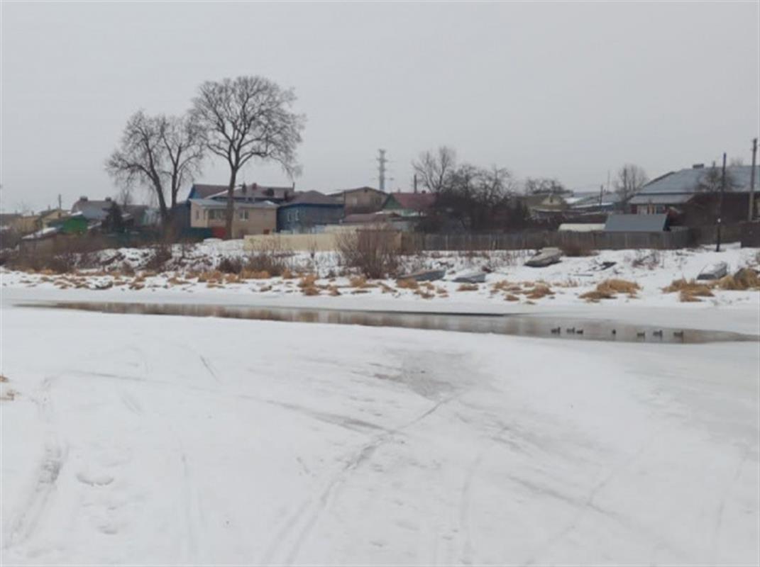 На Костромском разливе снегоход с людьми провалился под лёд

