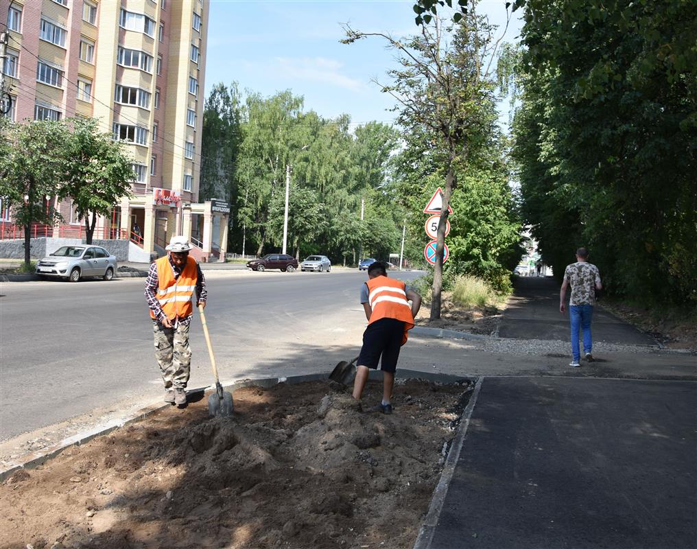 Ремонт улицы Никитской в Костроме идет по графику