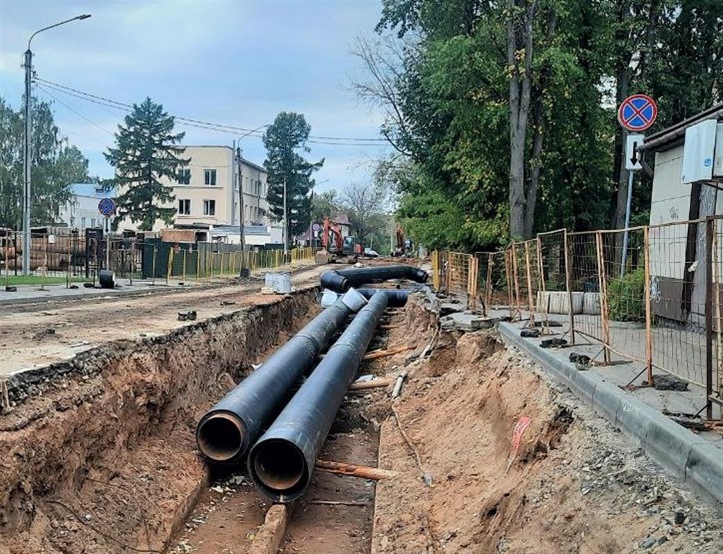 На костромских улицах переложено более 8 километров квартальных тепловых сетей