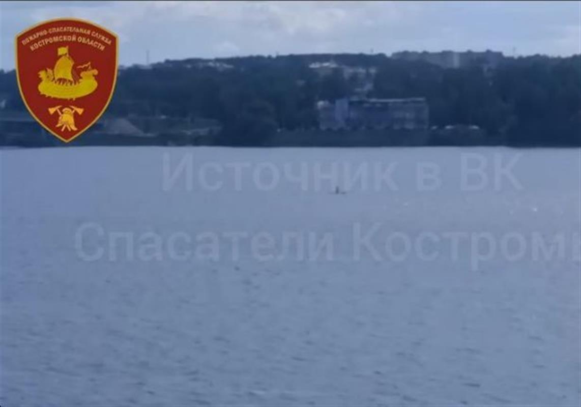 Мужчину на сапборде, плывущего навстречу барже, обнаружили костромские спасатели
