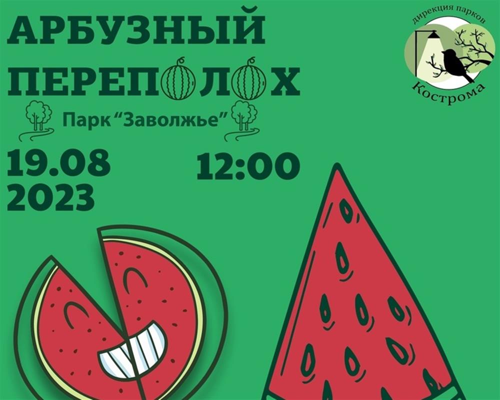 Жителей Костромы приглашают на яркий и сочный «Арбузник»
