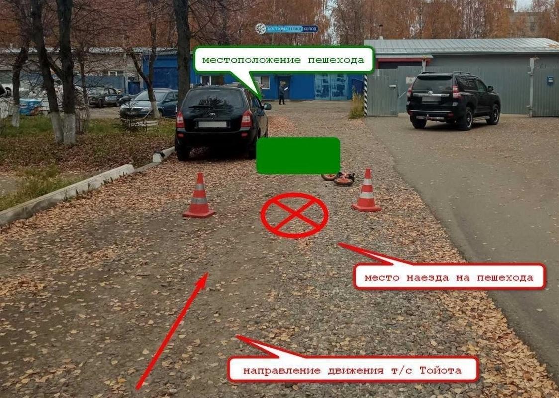Водитель «иномарки» сбил 2-летнего ребенка в Костроме
