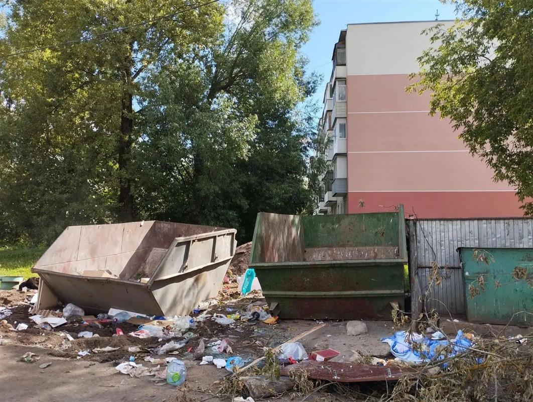 В Костроме продолжается борьба за чистоту контейнерных площадок