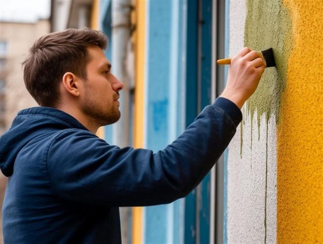 В Костроме «Народный инспектор» помогает убирать незаконные надписи с фасадов домов