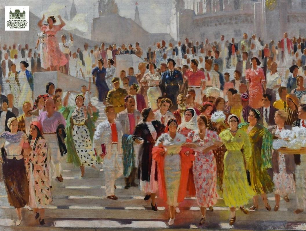 Картина из собрания Костромского музея-заповедника стала частью выставки в Москве
