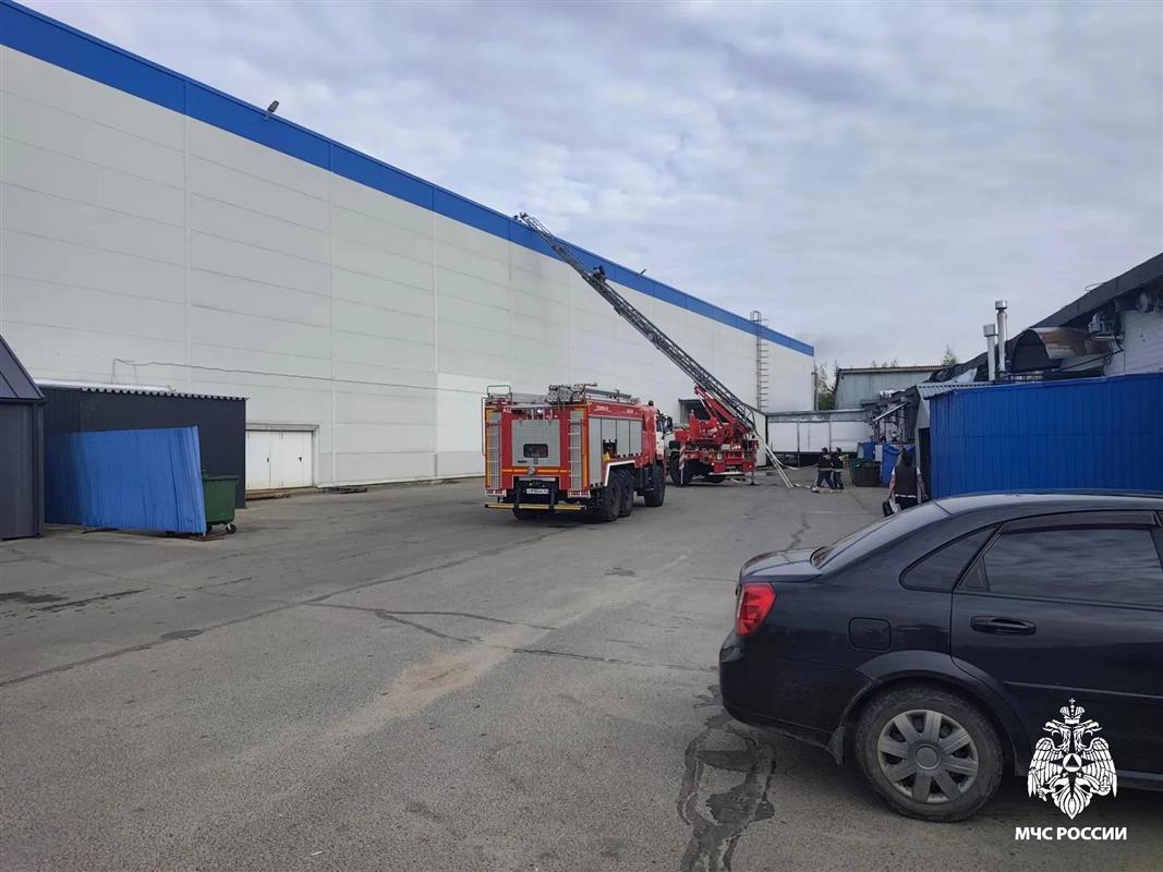 В Костроме на улице Сутырина тушат пожар