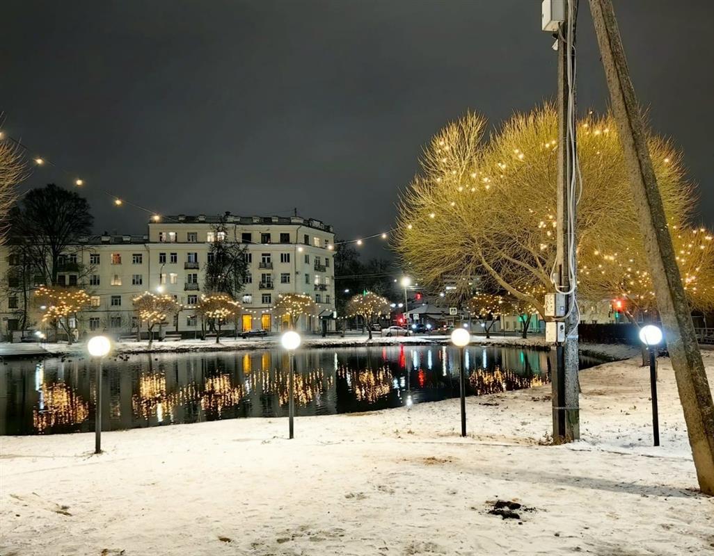 В преддверии Нового года в Костроме «засветились» ещё несколько общественных территорий
